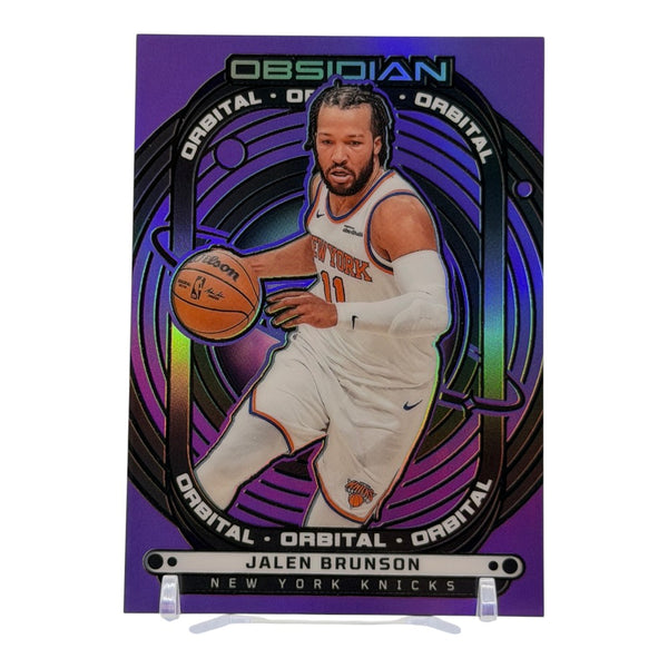 Jalen Brunson #11 — Panini Obsidian Base Card — New York Knicks