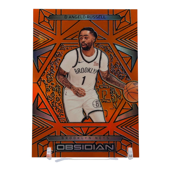 D'Angelo Russell #1 — Panini Obsidian Base Card — Brooklyn Nets
